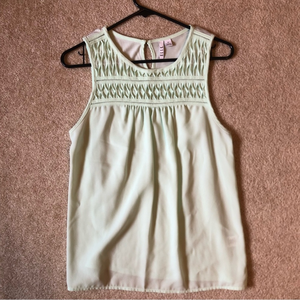 NWOT Mint green tank top